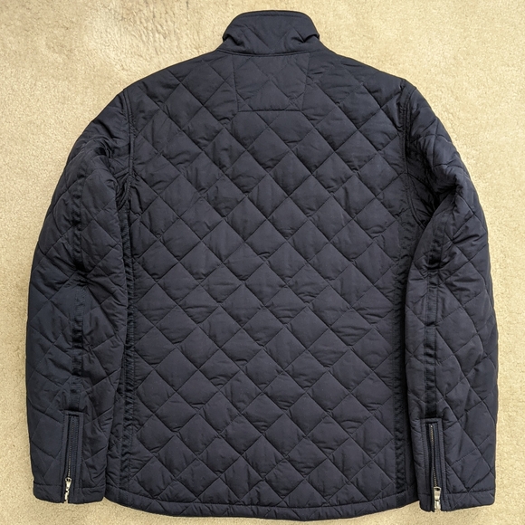 Banana Republic blue quilted jacket medium